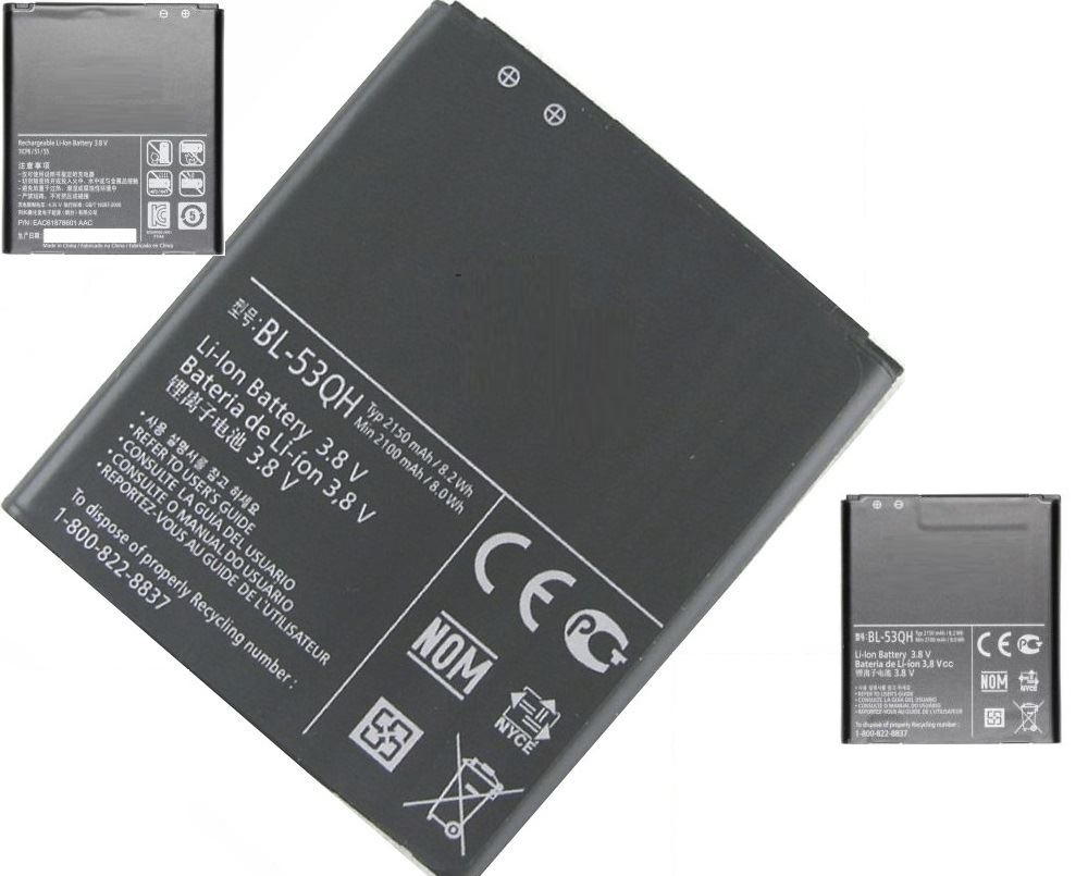 Akku Kompatibel Mit LG BL-48TH - Li-Ion 3100mAh - Für Optimus G Pro E986 G Pro Lite Dual D686 Li Ion Ersetzt Bl 48th 3100mah