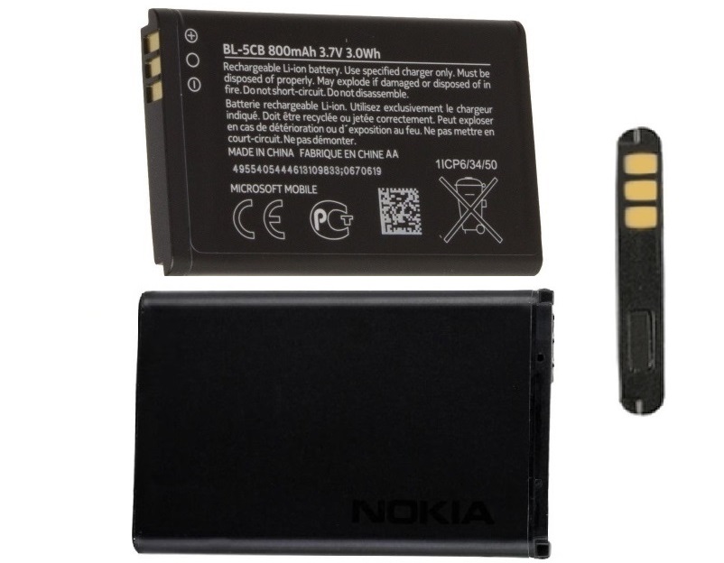 Original Nokia BL-5CB Battery for Nokia 106/109/111/113 /1616 Accu