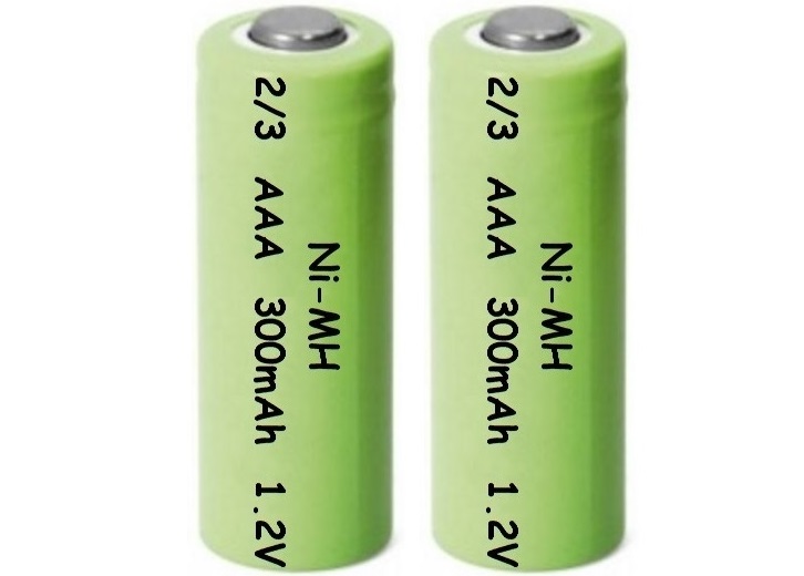 Batterie Ricaricabili AAA 750mah 1,2v per Ricevitore Gigaset, NI-MH Pile Ricaricabili AAA 750 mah per Panosonic Telefoni Cordless - confezione da 2